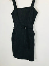 Load image into Gallery viewer, Bershka Women&#39;s Velour Mini Dress NWT | M UK10-12 | Black
