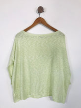 Load image into Gallery viewer, Mint Velvet Women&#39;s Cotton Striped Jumper | UK12  | Green
