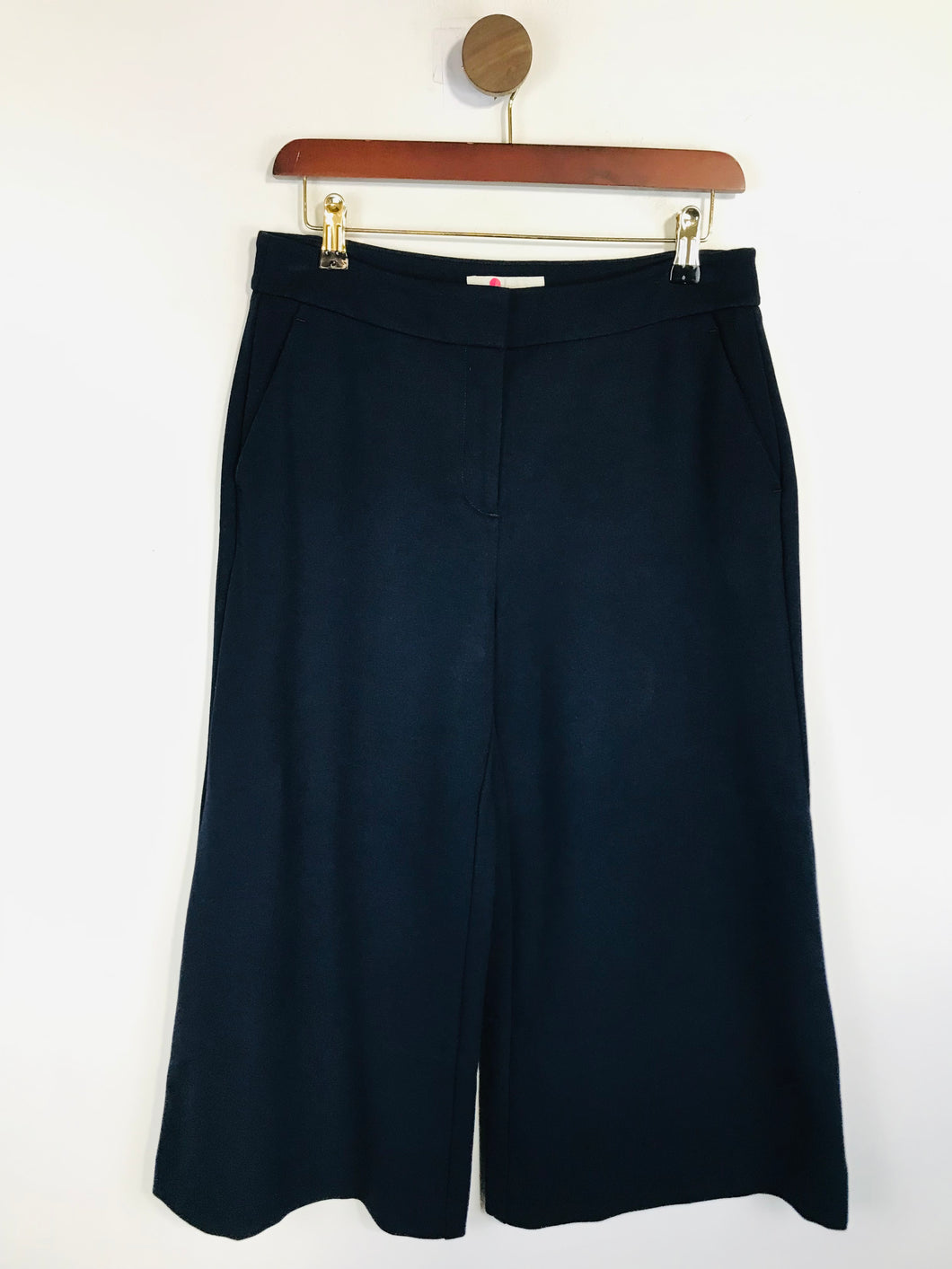 Boden Women's Crop Smart Culottes Trousers | UK12 | Blue