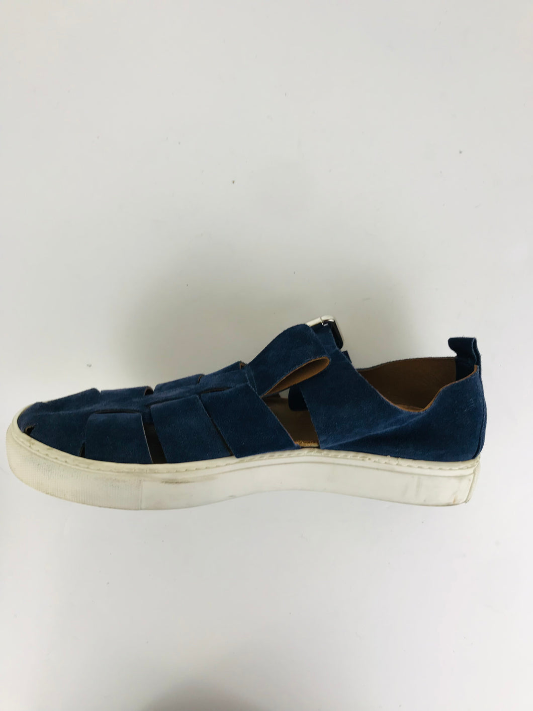 The Sandals Factory Women's Suede Sandals | EU39 UK6 | Blue