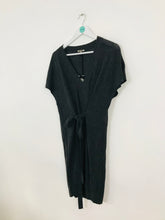 Load image into Gallery viewer, Jigsaw Women’s Tie V-Neck Knit Shift Dress NWT | M | Dark Grey
