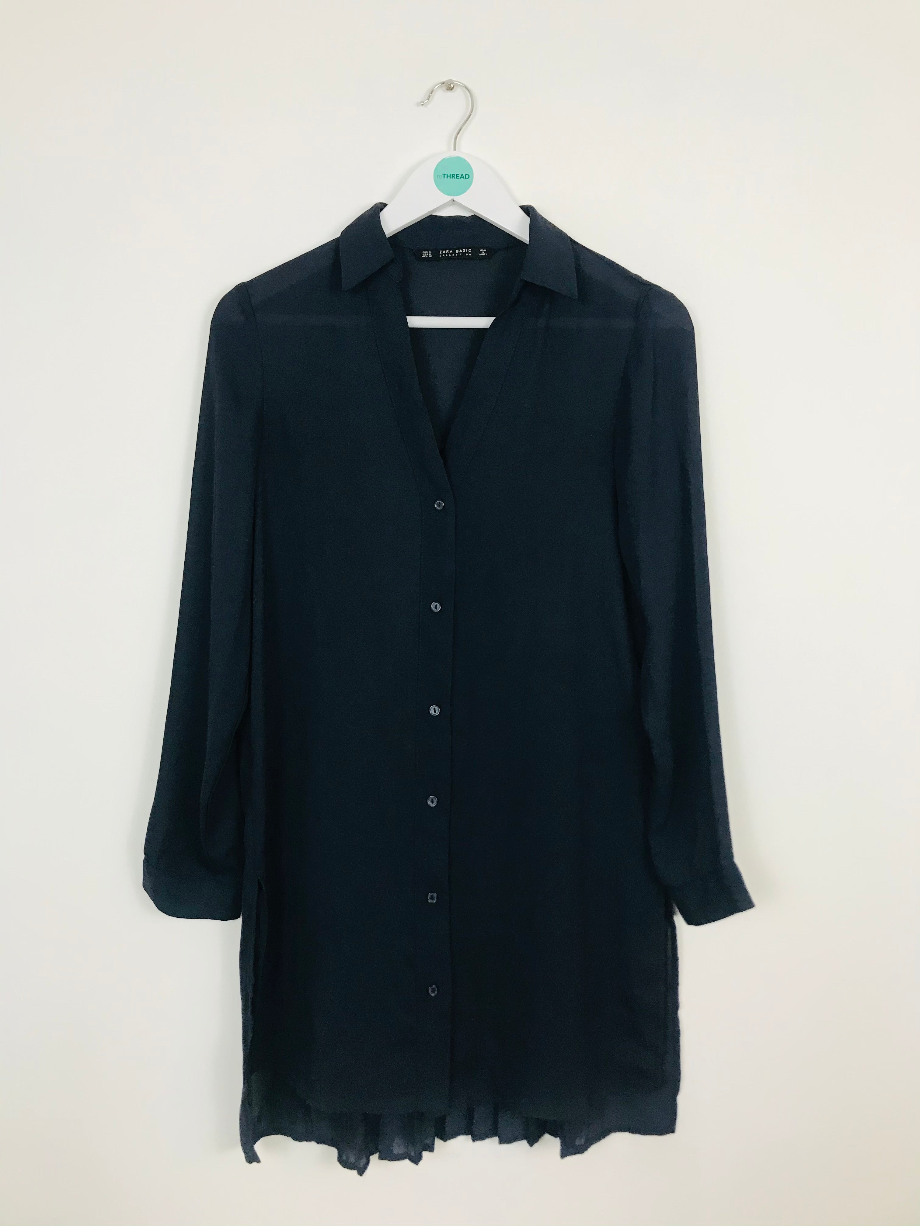 Zara Womens Oversized Shirt Dress | S UK8