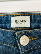 Load image into Gallery viewer, Hudson Womens Bacara Crop Straight Cuffed Jeans | 28 UK10 | Blue
