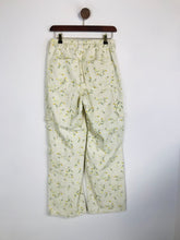 Load image into Gallery viewer, BDG Women&#39;s Floral Skate Casual Trousers | W27 UK8-10 | Yellow
