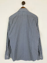 Load image into Gallery viewer, Ralph Lauren Men&#39;s Cotton Striped Button-Up Shirt | 40/41 | Blue
