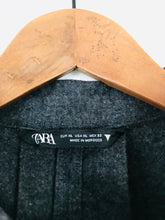 Load image into Gallery viewer, Zara Women&#39;s Shacket Overcoat Coat | XL UK16 | Grey
