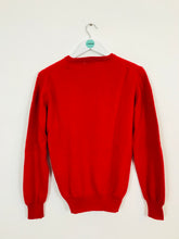 Load image into Gallery viewer, Lingua Franca Women’s Cashmere Jumper | M UK10 | Red
