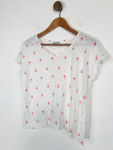Load image into Gallery viewer, Pure Collection Women&#39;s Floral T-Shirt | UK12 | White
