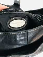 Load image into Gallery viewer, Francesco Biasia Women&#39;s Leather Shoulder Bag | Black

