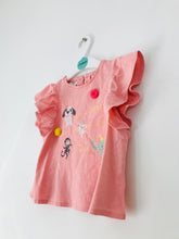 Load image into Gallery viewer, Zara Kids Ruffle Sleeve Shirt | 18-24 months | Pink
