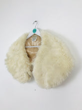 Load image into Gallery viewer, Karen Millen Faux Fur Shrug Shawl | Size 1 | Cream
