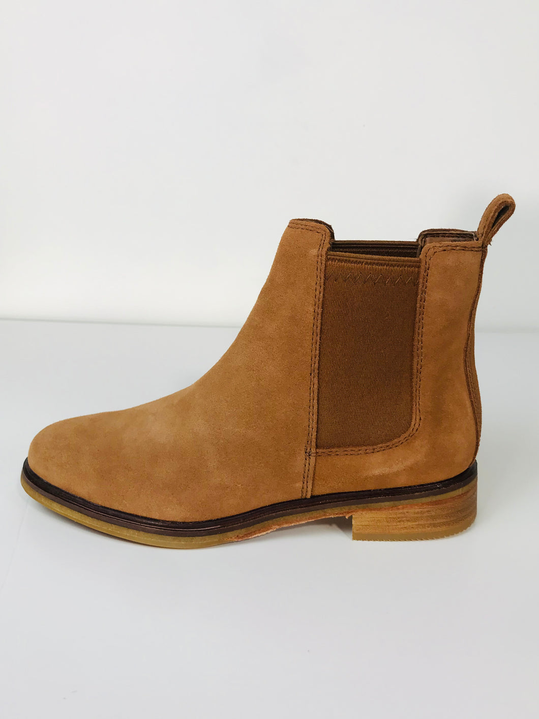 Clanks Women's Suede Ankle Boots Boots NWT | US7.5 UK5  | Brown