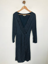 Load image into Gallery viewer, Jigsaw Women&#39;s Polka Dot Wrap Dress | XL UK16 | Blue
