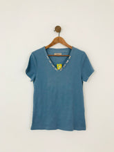 Load image into Gallery viewer, Kew Women&#39;s V-Neck T-Shirt NWT | L UK14 | Blue

