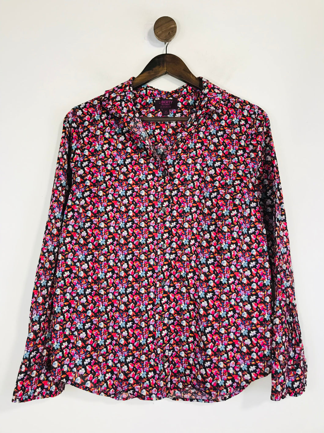 Liberty x J. Crew Women's Cotton Floral Button-Up Shirt | UK12 | Multicoloured