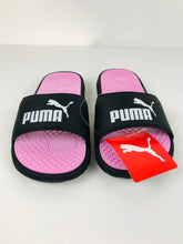 Load image into Gallery viewer, Puma Women&#39;s Faux Leather Slip-on Flats Shoes NWT | UK4 | Pink
