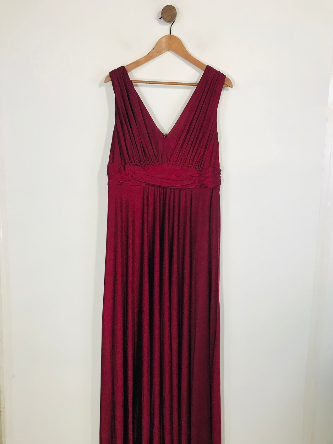 Biba Women's Ruched Maxi Dress | UK16 | Red