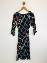Load image into Gallery viewer, Brora Women&#39;s Silk Floral Shirt Dress | UK8 | Black
