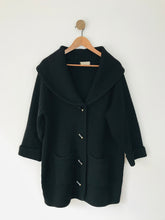 Load image into Gallery viewer, Hardy Amies Women’s Vintage Knit Jacket Overcoat | One Size | Black
