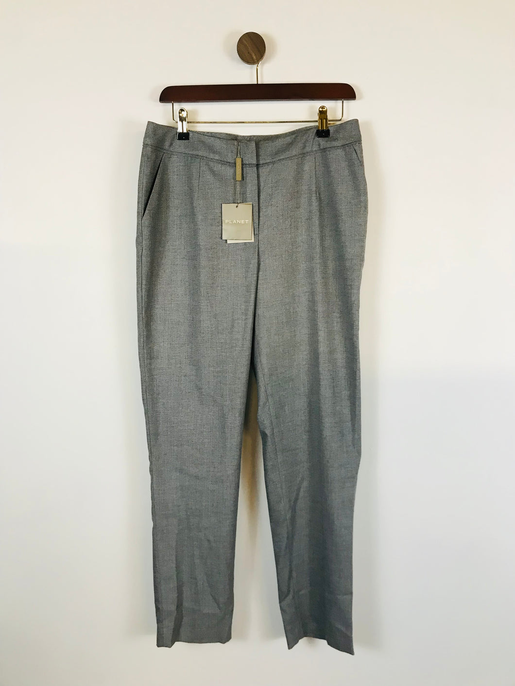 Planet Women's Slim Smart Trousers NWT | UK10 | Grey