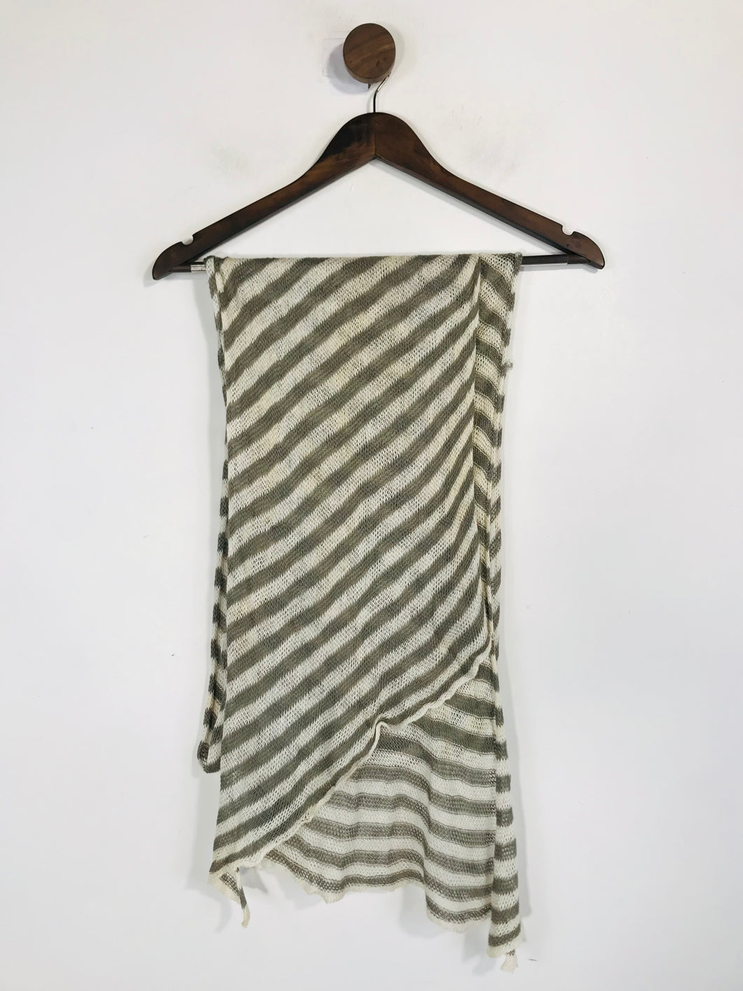 Nicole Farhi Women's Linen Striped Scarf | OS | Multicoloured