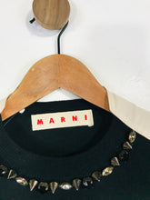 Load image into Gallery viewer, Marni Women&#39;s Wool Knit Blouse | EU40 UK12 | Black
