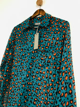 Load image into Gallery viewer, Mint Velvet Women&#39;s Leopard Print Sheer Blouse NWT | UK14 | Multicoloured
