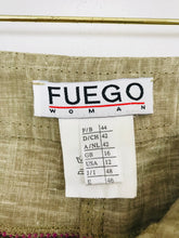 Load image into Gallery viewer, Fuego Women&#39;s Linen Chinos Trousers | UK16 | Grey
