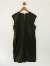 Load image into Gallery viewer, Jigsaw Women&#39;s Sleeveless V-Neck Shift Dress | UK14 | Green
