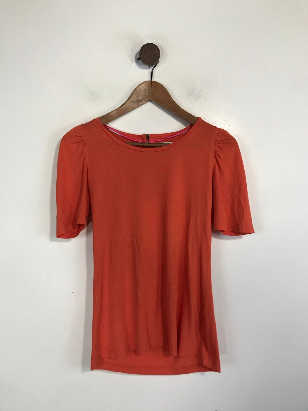 Essentiel Antwerp Women's Ruched Sleeve T-Shirt | 1 | Orange