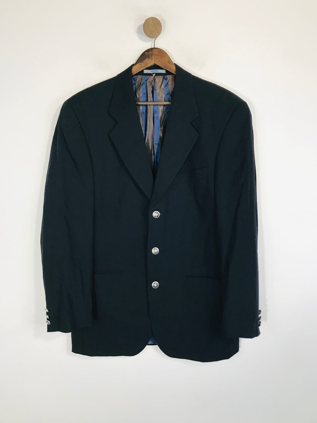 Kenzo Men's Wool Blazer Jacket | 50 | Black