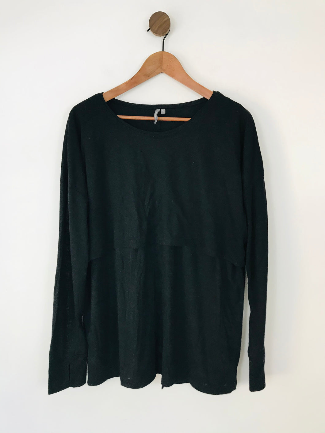 Sweaty Betty Women's Long Sleeve T-Shirt | XL UK16 | Black