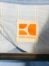 Load image into Gallery viewer, Boss Orange Men&#39;s Cotton Button-Up Shirt | XL | Blue
