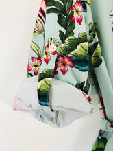 Load image into Gallery viewer, Zara Women’s Floral Midi Shirt Dress | L UK14 | Blue
