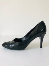 Load image into Gallery viewer, Armani Women&#39;s Leather Court Heels | 38.5 UK5.5 | Black
