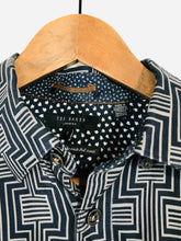 Load image into Gallery viewer, Ted Baker Men&#39;s Patterned Button-Up Shirt | 3  | Blue
