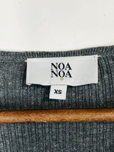 Load image into Gallery viewer, Noa Noa Women&#39;s Knit Ribbed Sheath Dress | XS UK6-8 | Grey
