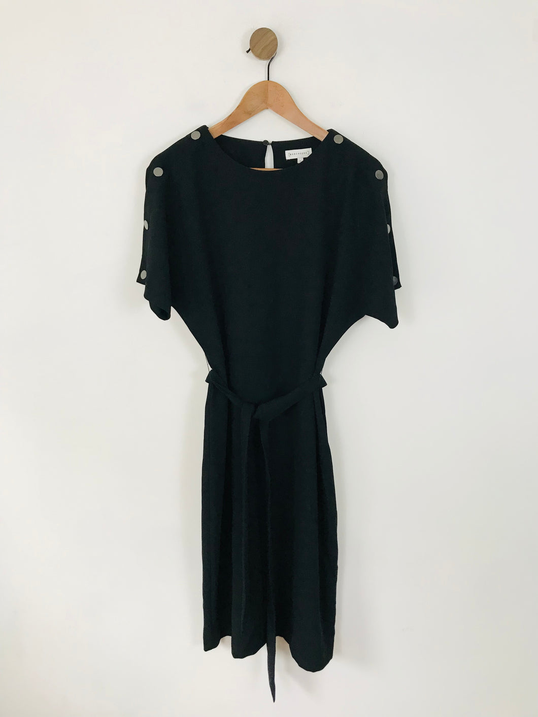 Warehouse Women's Midi Sheath Dress | UK14 | Black
