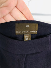 Load image into Gallery viewer, Fenn Wright Manson Womens Wool Trousers | UK14 W33 L30 | Dark Purple
