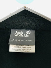 Load image into Gallery viewer, Jack Wolfskin Women’s Zip Up Fleece Jacket | UK8 | Black
