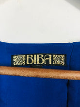 Load image into Gallery viewer, Biba Women&#39;s Sheer V-Neck Blouse | UK18 | Blue
