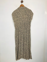 Load image into Gallery viewer, Pennyblack Women&#39;s Leopard Print Midi Dress NWT | UK16 | Brown
