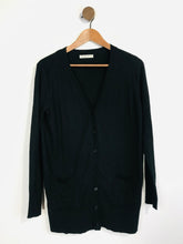 Load image into Gallery viewer, WoolOvers Women&#39;s Cotton Silk Cardigan | XS UK6-8 | Black
