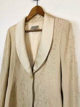 Load image into Gallery viewer, Dusk Frank Usher Women&#39;s Smart Blazer Jacket | UK10 | Beige
