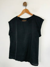 Load image into Gallery viewer, Mango Women&#39;s Sleeveless T-Shirt | S UK8 | Black
