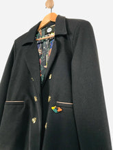 Load image into Gallery viewer, Pom Amsterdam Women&#39;s Blazer Jacket | 4 | Black
