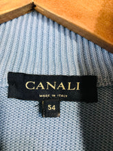 Load image into Gallery viewer, Canali Men&#39;s Cotton High Neck Jumper | XXL | Blue
