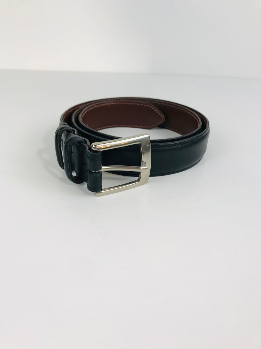Hackett Men's Leather Belt | 32 | Black