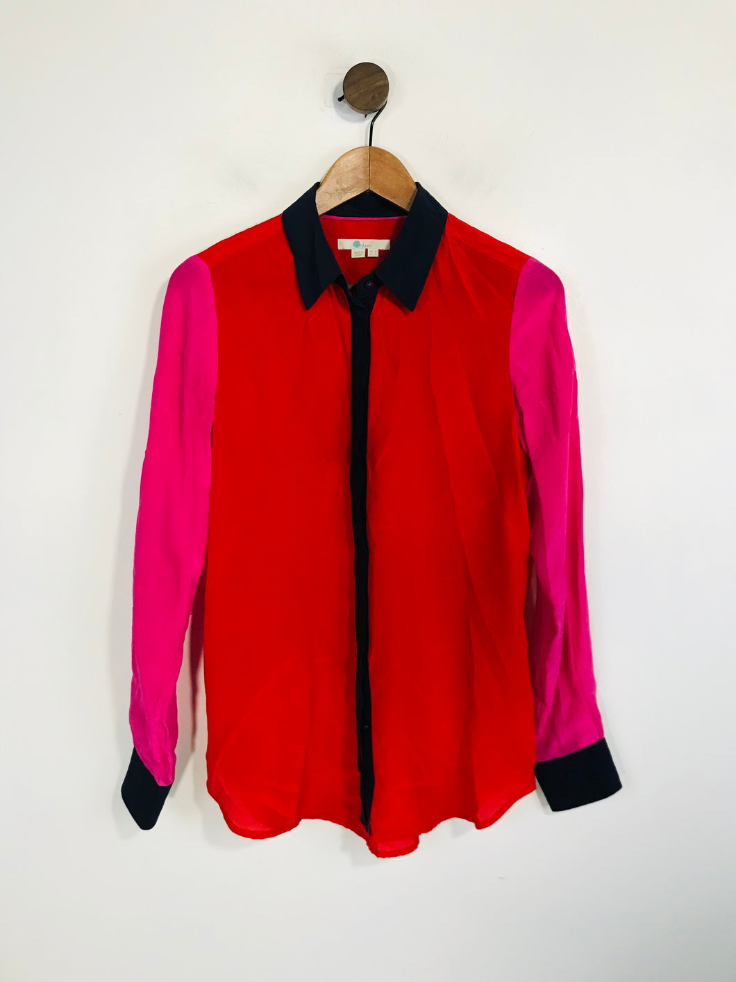 Boden Women's Silk Colour Block Blouse | UK8 | Multicoloured
