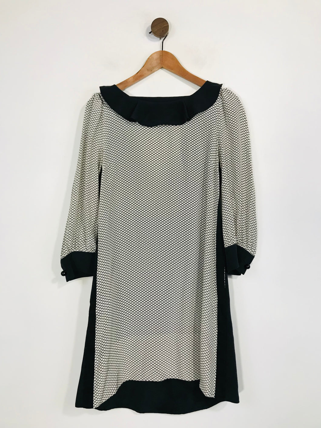 Marc Jacobs Women's Silk Long Sleeve Shift Dress | US8 UK12 | Black